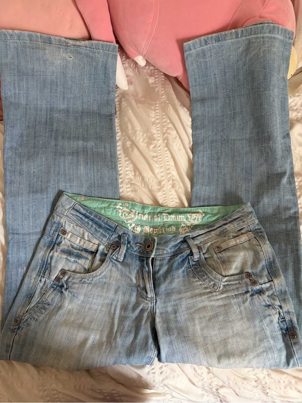 Light Blue Women's Denim Jeans - Unbranded